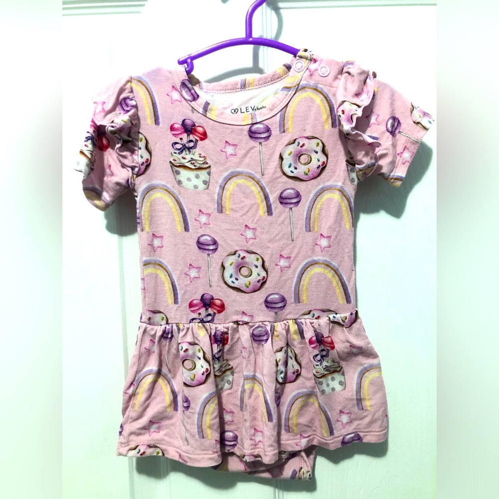Lev Baby skirted bodysuit